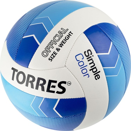 Купить Мяч волейбольный Torres Simple Color любительский р.5 в Славске 